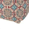 thumbnail image 3 of Noble House Cube Bohemian Fabric Pouf, 3 of 6