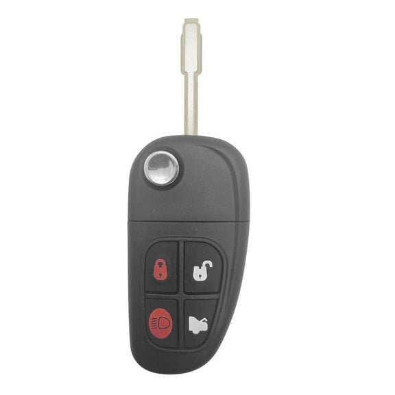 AutokeyMax 2002-2008 Jaguar S-Type, X-Type, XJ8 Replacement Keyless Entry Remote Key Combo