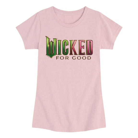 Wicked: Part 2 - For Good Logo -Youth Girls Short Sleeve T-Shirt