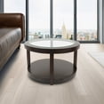 thumbnail image 6 of Jofran Urban Icon Contemporary Round Glass Inlay Coffee Table, 6 of 6