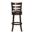 thumbnail image 2 of Lexicon Shapel Faux Leather Swivel Bar Stool in Dark Cherry, 2 of 5