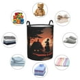thumbnail image 6 of Laundry Basket Organizer Collapsible -Girl Sunset House Dirty Clothes Hamper for Bathroom Kids Girls Boys Laundry Hamper Small, 6 of 8