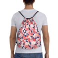 thumbnail image 2 of Easygdp Japanese Cherry Blossoms Drawstring Backpack, Beach Sackpack, Travel Sackpack Lightweight for Sports, Gym, Travel, Swimming - Medium, 2 of 9