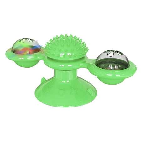 UPC: 0810051331455 | Pet Life ®  Windmill  Rotating Suction Cup Spinning Cat Toy