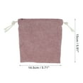 thumbnail image 2 of Ofertas Únicas 1pc Bolsa de Maquillaje Portátil con Cierre para Vacaciones, Viajes, Camping, Terciopelo Rosa Claro, 2 of 3
