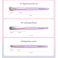 thumbnail image 3 of Tignapoo MAANGE 9-Piece Pink Makeup Brush Set for Eyes & Face, Soft Fiber, Travel-Friendly, Non-Slip Grip, Complete Beauty Kit, 3 of 7