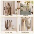 thumbnail image 4 of Percheros de pared Bussdis, resistentes, 14 kg, metal negro, paquete de 6, 4 of 8