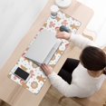 thumbnail image 3 of Long Mouse Pads for Desk,White Christmas Gingerbread Man Pattern Desk Mats on Top Of Desks, Desk Mouse Pad Extra Large with 3mm Non-Slip Base and Stitched Edge for Gaming,Office,Work,Home 31.5x11.8in, 3 of 5