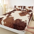 thumbnail image 3 of Castle Fairy Boys Girls Cow Print Twin Sheet Sets,Farmhouse Animal Bedding, 3 of 7