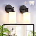thumbnail image 1 of Lámparas de pared DINGLILIGHTING, modernas lámparas de tocador para baño, x2, 1 of 7