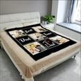 thumbnail image 4 of Birthday Christmas Wedding Gifts for Dad, Personalized Custom Blanket with Photo to Dad Men from Daughter Son, Custom Dad Gifts, Dad Blanket (DAD 9), 4 of 6