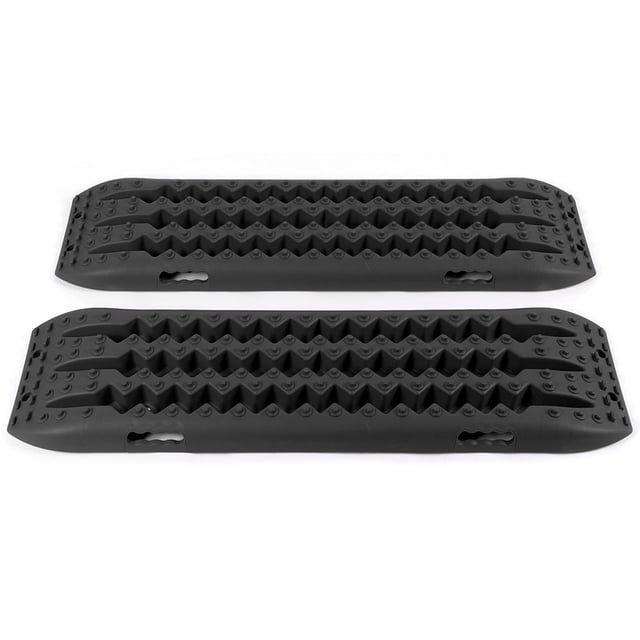 Car Anti Skid Boards,2pcs Recovery Tracks Sand Tire Traction Tire Ladder Compact and Lightweight
