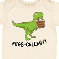 thumbnail image 4 of Inktastic Eggs-cellent Cute Easter T-Rex Dinosaur Boys or Girls Baby Bodysuit, 4 of 5