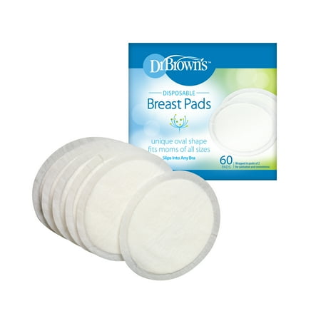 UPC: 0072239300251 | Dr. Brown s Disposable One-Use Absorbent Breast Pads for Breastfeeding and Leaking – 60pk