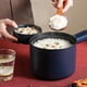 thumbnail image 4 of Olla eléctrica multifuncional | Mini olla antiadherente de 1.8 L para arroz, sopa y pasta | Olla portátil de 450 W para dormitorio, oficina y camping, 4 of 7