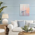 thumbnail image 3 of Stupell Industries Tropical Peach Sunset Sailboats on Sea Canvas Art, 16 x 20, by Creative Studio, 3 of 8