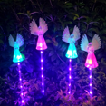thumbnail image 1 of Luz LED de ángel de simulación solar para exteriores, luz de césped para patio, paisaje, jardín, luz decorativa para piso, 1 of 4