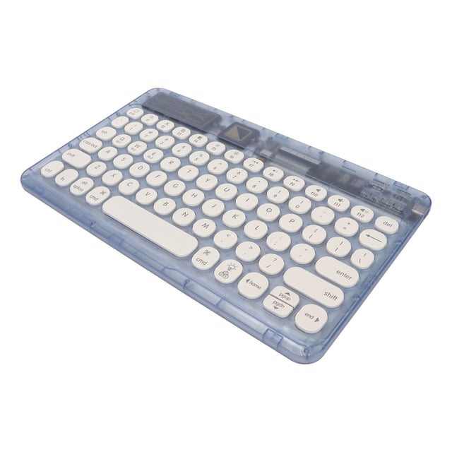 Clavier Rétro, Clavier de Machine à Écrire Sans Fil avec Lumière RGB, Clavier Vintage Portable Ultra Mince Compact Mini pour Ordinateur Portable Tablette Téléphone Intelligent