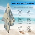 thumbnail image 4 of GZHJMY Beach Towel for Women Girls, Abstract Tropical Flowers Colorful Spring Or Summer Bath Towel, Oversized Lightweight Sport Towel, 31x71 Inch, 4 of 7