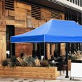 thumbnail image 2 of HONMEET Tienda plegable: 4,4 x 3,1 m, con 3 paredes laterales - Toldo parasol para exteriores, ideal para acampar, fiestas en la playa y eventos., 2 of 6