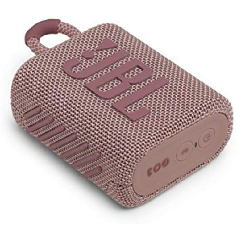  JBL Go 3 Portable Waterproof Wireless IP67 Dustproof Outdoor  Bluetooth Speaker (Blue Pink) : Electronics