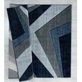 thumbnail image 2 of Designer Home Swan Area Rug 2050 10064 Zine Navy Cross Angled 2' 7" x  7' 4" Rectangle, 2 of 2