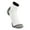 White, variant on TCK GOAT Quarter Crew Sock - Black - X-Large