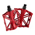 thumbnail image 1 of LOVIVER Bike Flat Pedals, Non- Ultralight Platform Pedals, 3 Bearing Pedals Red, 1 of 8