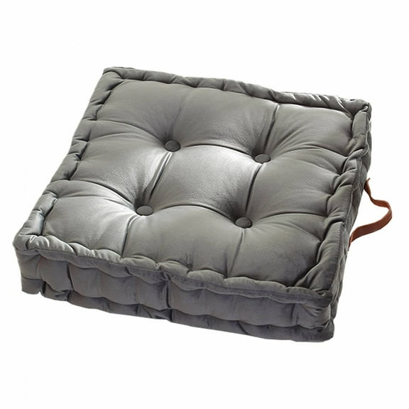 AUQ Floor Cushions,Space-Saving Storage Outdoor Seat Cushions,Durable and Soft Fabric Chair Cushions,Gray