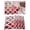 Red, variant on Red Morocco Pattern Placemats Set of 4 Abstract Graffiti Art Place Mats Table Mats Kitchen Dining Home Outdoor Party Table Decoration
