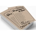 thumbnail image 3 of Inkdotpot 50-PackFill In Style KraftWho Know The Bride Best How Well Do You Know The Bride Bridal Shower Bachelorette PartyGameActivityCards, 3 of 7