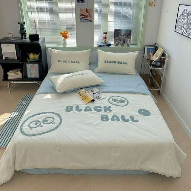 Water Washed Cotton Air Conditioning Quilt Summer Cool Quilt Summer Children‘s Student Dormitory Quilt Thin Quilt