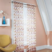 Angle View: Crazy Dots Girls Bedroom Curtain Panel
