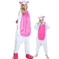 thumbnail image 1 of Pijamas de franela de dibujos animados para niños y niñas, conjuntos de pijamas de León, unicornio y cerdo, ropa de dormir de animales, Onesies de invierno, nuevo xuanjing unisex, 1 of 2