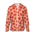 thumbnail image 2 of Lsque Tomato UPF 50+ Lightweight Sun Protection Men's Women's Long Sleeve Shirt, Hoodie Performance -3X-Large, 2 of 8