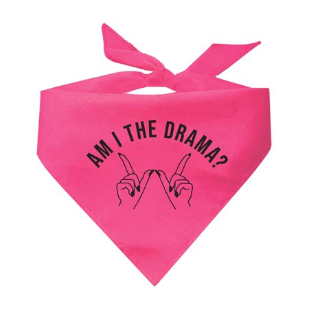Am I The Drama? Whatever Triangle Dog Bandana (Assorted Colors)