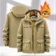 thumbnail image 1 of Ceisia Men's Winter Warm Hooded Zipper Closure Gift Functional Pockets Jacket - Nylon-Spandex for Daily & Outdoor Wear, 1 of 7