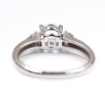 thumbnail image 5 of 14Kt White Gold Aquamarine With Diamond Ring, 5 of 5