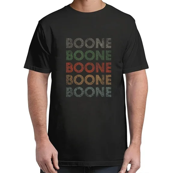 Boone First Name Grunge Style Vintage Retro T-Shirt Classic for Unisex SĂ¢â‚¬â€œ4XL