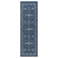 thumbnail image 5 of Tayse Hampton Area Rug HMP4007 Traditional Navy Medallion Curls 7' 10 x 7' 10" Round, 5 of 11