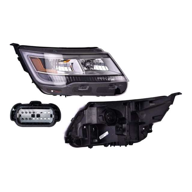 Faro Explorer 2016 A 2019 Ford Der Fdo Crom P/Foco Xenón C/Luz Día DEPO .