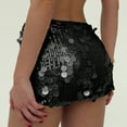 thumbnail image 6 of Bovxnpu Women Skirt Womens Bodycon Mini Skirts Sequin Skirt Sparkly Stretchy High Waisted Glitter Skirt for Night Out Party Beach Vacation Summer Outfits, 6 of 6