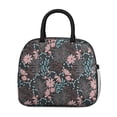 thumbnail image 2 of Flower Lunch Bag for Women Men Reusable Insulated Lunch Bags, Leakproof Cooler Food Lunch Tote Bag, Large Capacity Lunch Box for Work School Travel Picnic, 2 of 7