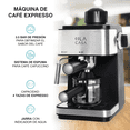 thumbnail image 2 of Cafetera Espresso Dolcetti Milano con Espumador de Leche, Tanque Desmontable de 1.2 L y Calentador de Tazas, 2 of 6