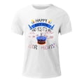 thumbnail image 5 of Tops para hombre, blusas y camisas de cuello redondo y manga corta para hombre, tops casuales de cuello redondo y manga corta con estampados especiales para hombre., 5 of 5