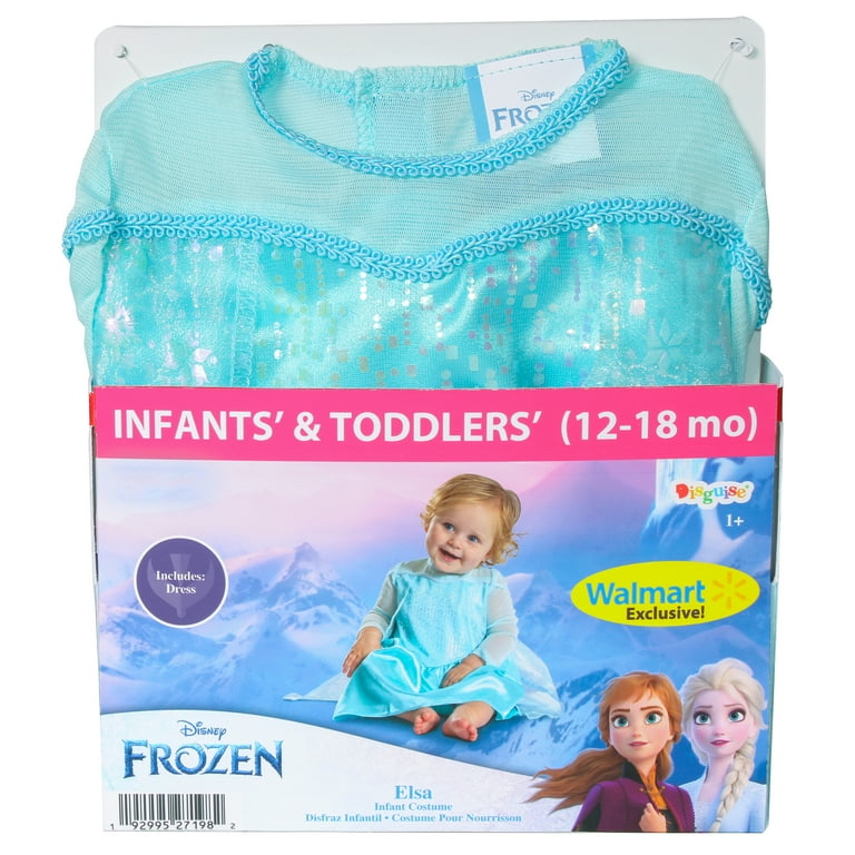 Disney Frozen Elsa Halloween Costume for Infant, Size 12-18M, by