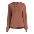 thumbnail image 3 of Avia Women's Mink Back Quarter Zip Hoodie With Thumbholes, 3 of 5