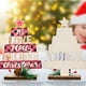 thumbnail image 3 of Injueey Decoración de árbol de Navidad de de escritorio Adornos de árbol de Navidad con forma de pastel hueco de para interior Kits de decoración para fiestas Rojo, 3 of 6