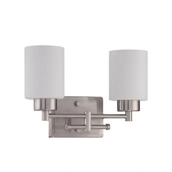 Sunset Lighting F3152 Ledbury 2 Light 13" Wide Bathroom Vanity Light - Nickel
