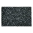 thumbnail image 2 of Brook Branch Glossy Black Stone Pebble Mat, 2 of 3